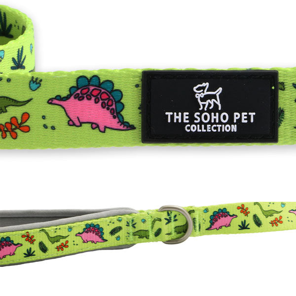 Dinosaur Dog Collars & Leads | 100% Recycled Fabric