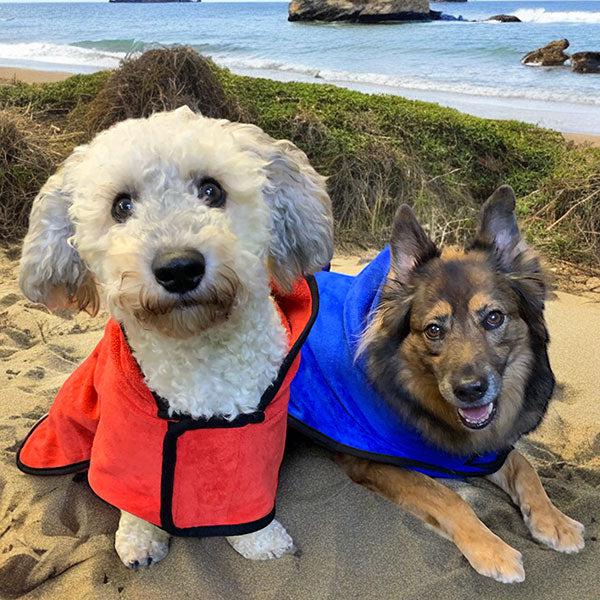 Dog Towel Drying Robe - Dressing Gown Coat