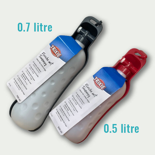 Folding Pet Drinking Bowl with Bottle