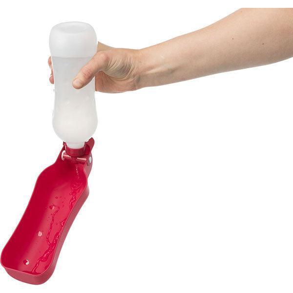 Folding Pet Drinking Bowl with Bottle