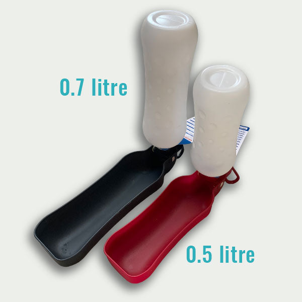 Folding Pet Drinking Bowl with Bottle